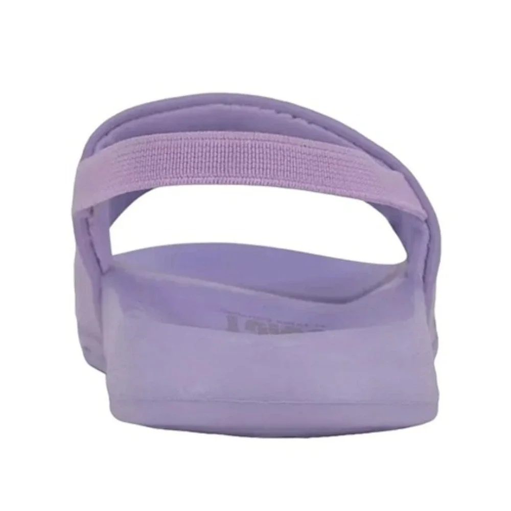 Juicy‎ Couture Kids Girls Lilac Rainbow Logo Slides Slingback Sandals